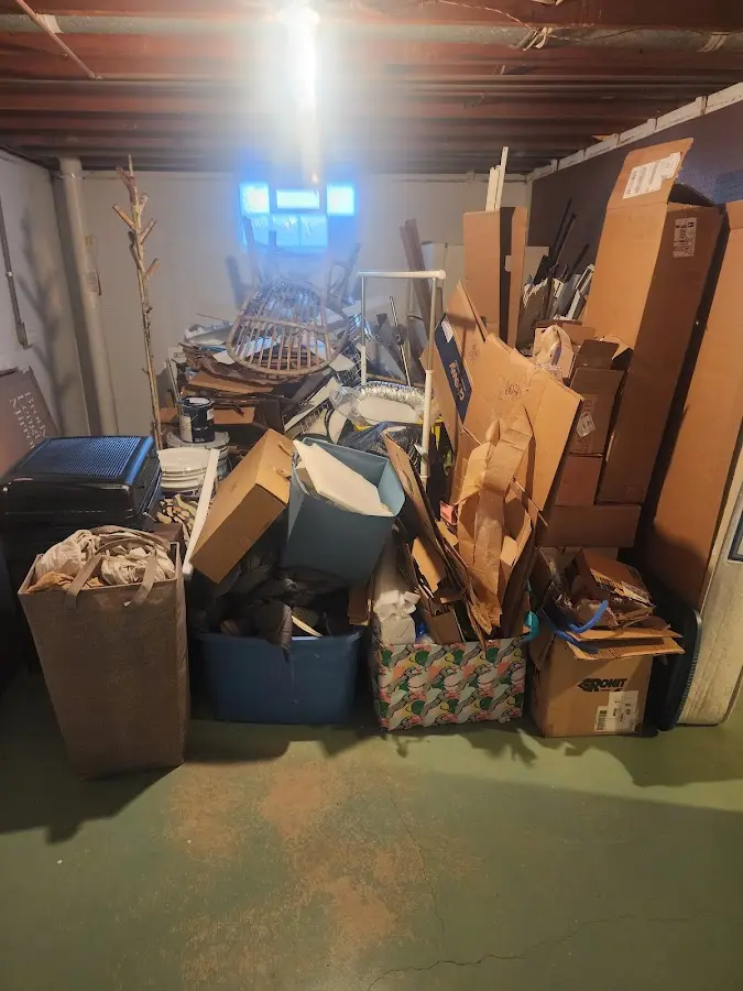 Roll-off dumpster container at job site for 20 Yard Dumpster Rental in Las Flores